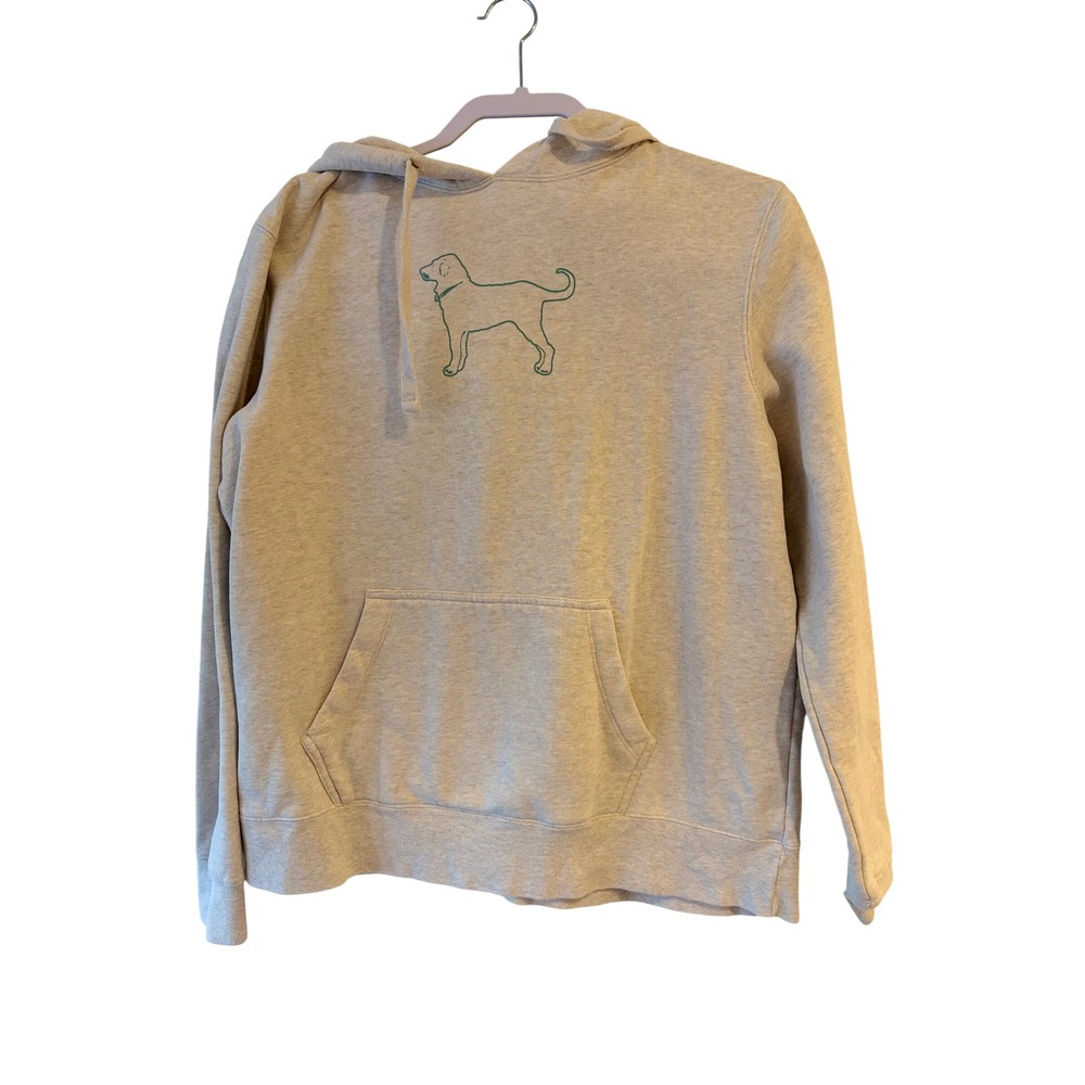 The Black Dog Classic Collection Oatmeal Heather Hoodie Sweatshirt Medium